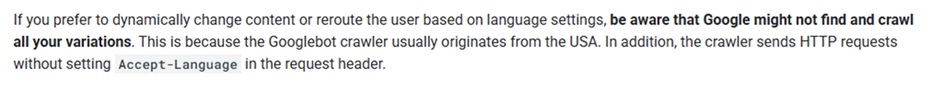 GoogleBot Language